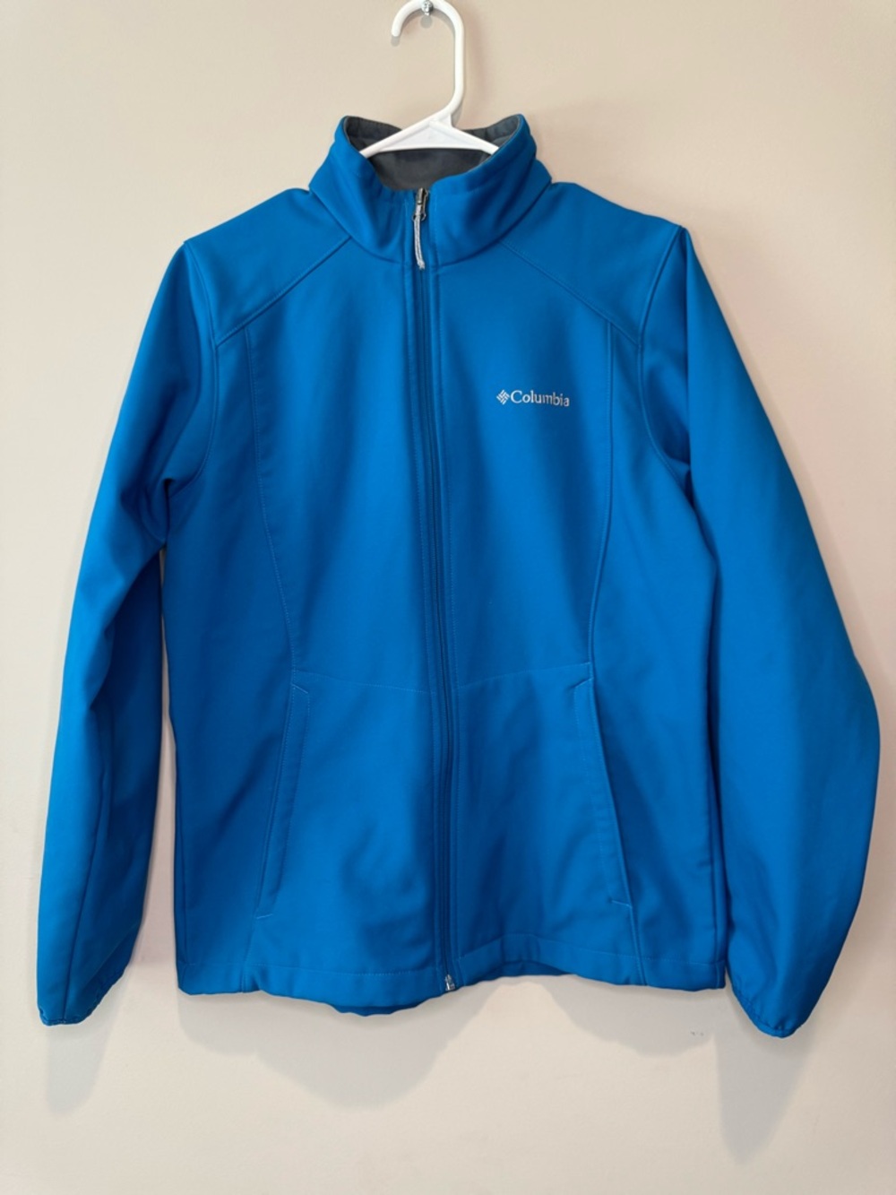 Columbia Kruser Ridge II Jacket Blue Softshell Fleece Lined Womens S Layering
